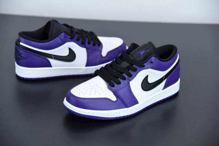 Air Jordan 1 Low Court Purple White 553558-500
