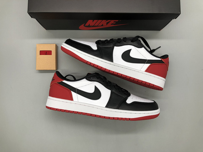 air Jordan 1 Retro Low OG Black Toe - CZ0790-106