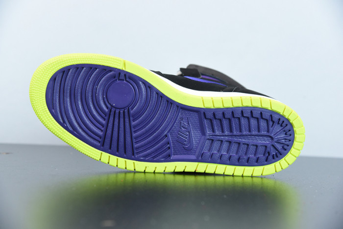 Air Jordan 1 High Zoom Air CMFT Black Court Purple Lemon Venom CT0979-001