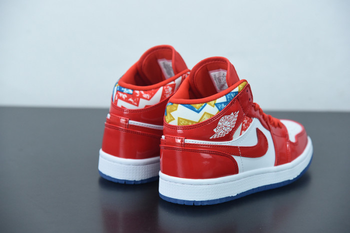 Air Jordan 1 Mid Red Patent DC7294-600