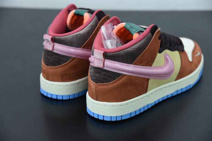 Nike Dunk Mid Social Status Free Lunch Chocolate Milk DJ1173-700