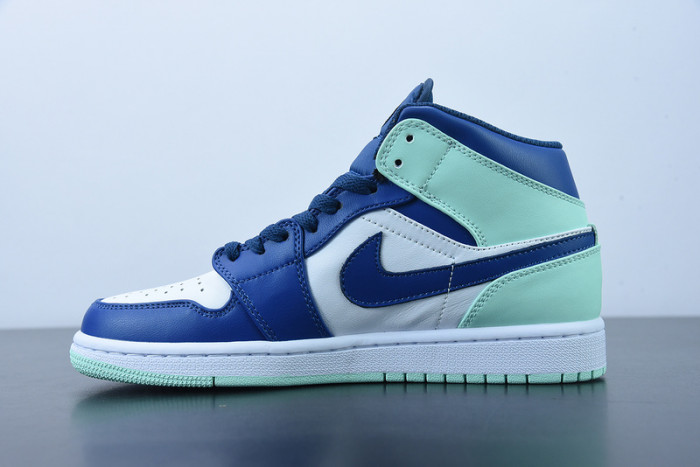 Air Jordan 1 Mid "Blue Mint" 554724-413