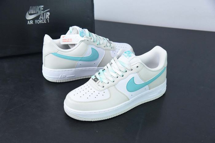 Nike Air Force 1 07 Low White Navy Blue Off-White LZ6699-555
