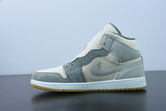 Air Jordan 1 Mid Coconut Milk Particle Grey DN4281-100