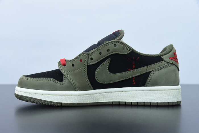 Travis Scott x Air Jordan 1 Low Dark Green CQ4277-008