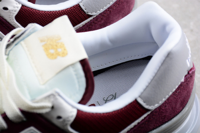 New Balance 574 Burgundy Silver - U574LGAA