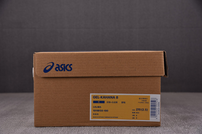 As*ic*s gel-kahana 8 white/black 1011b133-100