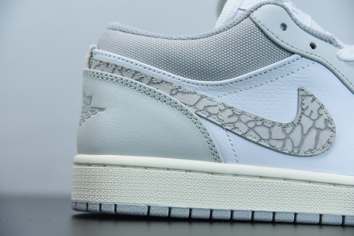 Air Jordan 1 Low PRM Smoke Grey Elephant DH4269-100