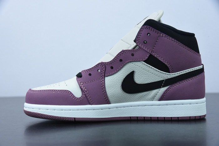 Air Jordan 1 Mid Berry White Black DC7267-500