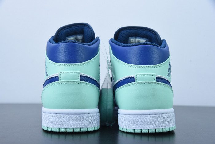 Air Jordan 1 Mid "Blue Mint" 554724-413