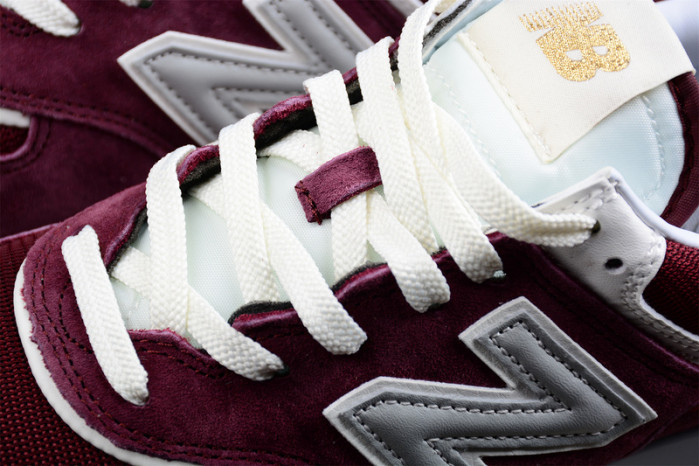 New Balance 574 Burgundy Silver - U574LGAA