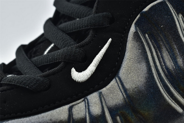 nike air foamposite one reflective Ch*0me hologram silver 314996-900