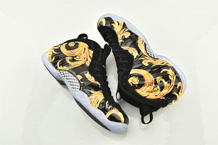 nike air foamposite 1 one S*p*e sp black metallic gold 652792-001