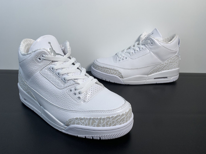 Air Jordan 3 Pure White 136064-111