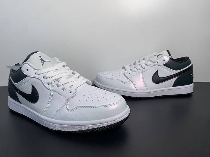 Air Jordan 1 Low White Black 553558-132