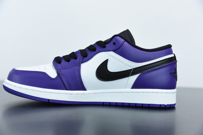 Air Jordan 1 Low Court Purple White 553558-500