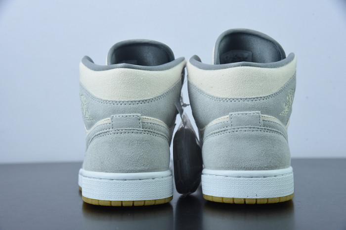 Air Jordan 1 Mid Coconut Milk Particle Grey DN4281-100