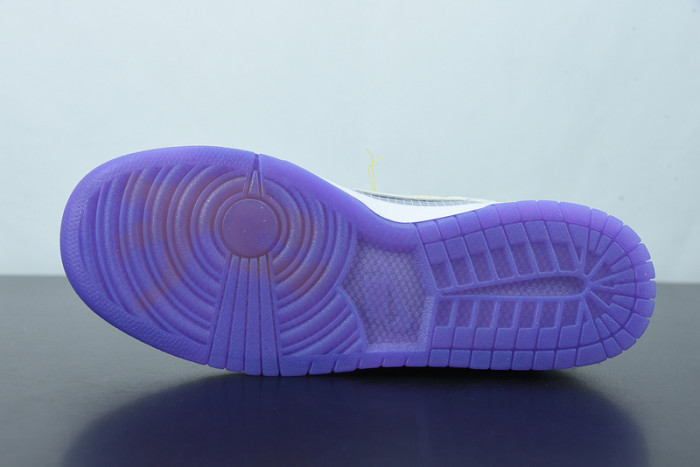 Union LA x Nike SB Dunk Low White Purple Metallic Sliver DJ9649-500