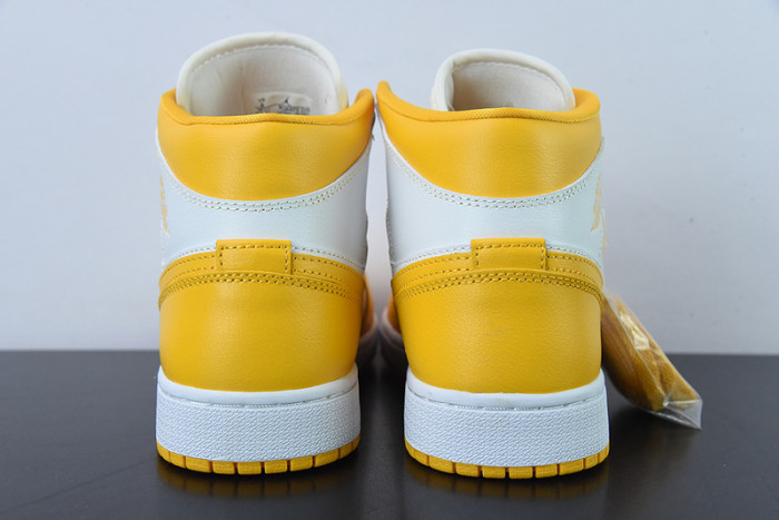 Jordan 1 Mid White University Gold (Women
