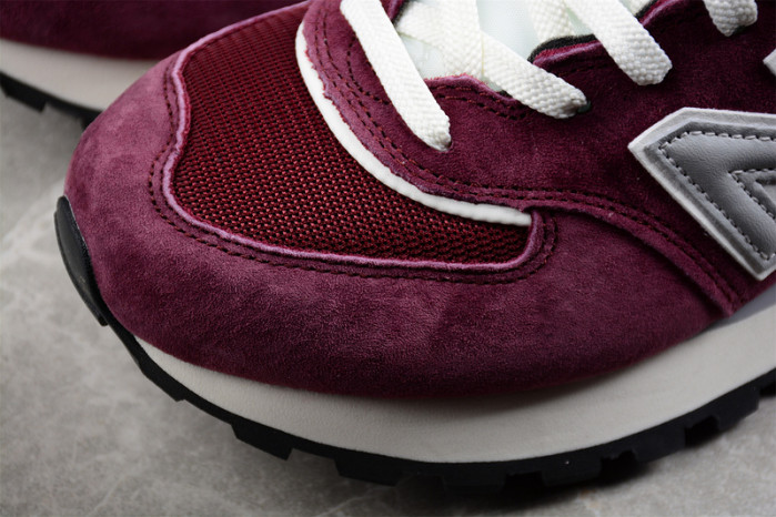 New Balance 574 Burgundy Silver - U574LGAA