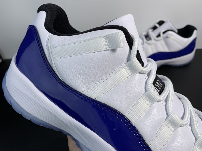 AIR JORDAN 11 RETRO LOW WHITE CONCORD AH7860-100