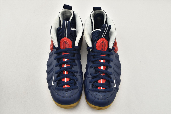 Nike Air Foamposite Pro Blue Void University Red - Cj0325-400