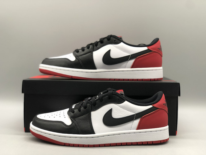 air Jordan 1 Retro Low OG Black Toe - CZ0790-106