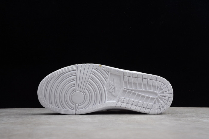 Air Jordan 1 Mid Triple White 554724-109