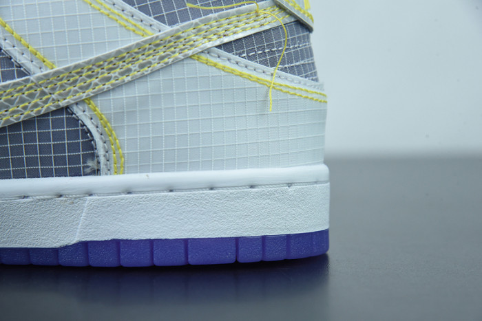 Union LA x Nike SB Dunk Low White Purple Metallic Sliver DJ9649-500