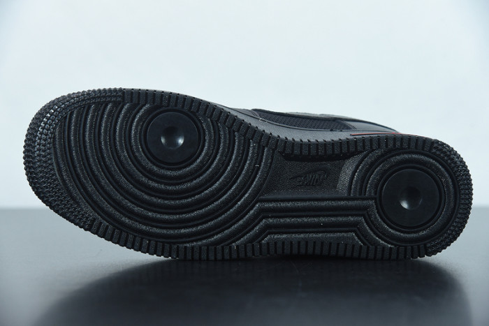 Nike Air Force 1 Low Black Red DO6389-001