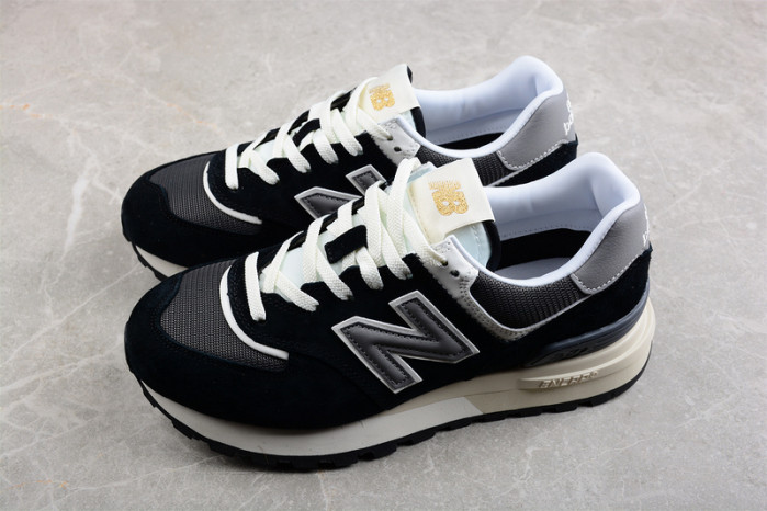 New Balance 574 Black Grey White - U574LGG1