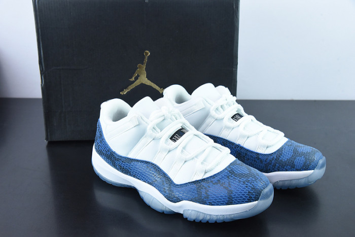 Air Jordan 11 Retro Low Navy Snakeskin 2019 CD6846-102