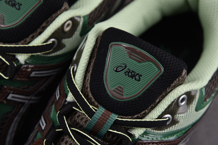 As*ic*s men gel-quantum kinetic dark sepia shamrock green 1203a270-251