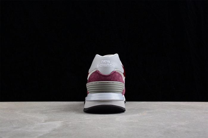 New Balance 574 Burgundy Silver - U574LGAA