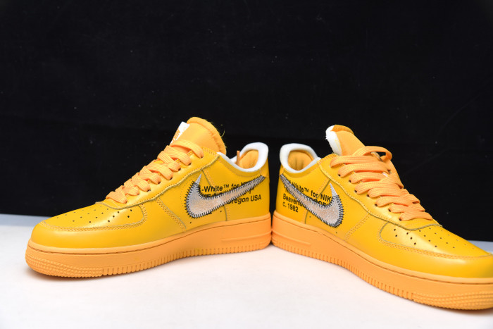 OFW x Nike Air Force 1 Low “University Gold” DD1876-700