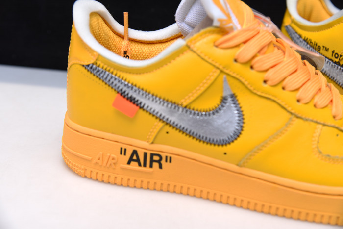 OFW x Nike Air Force 1 Low “University Gold” DD1876-700