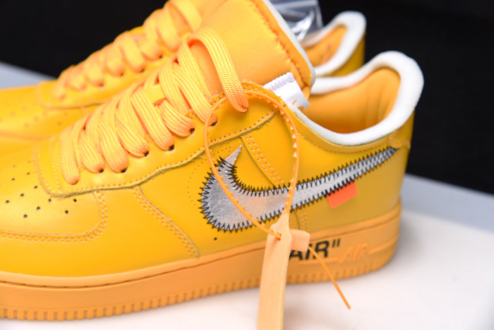 OFW x Nike Air Force 1 Low “University Gold” DD1876-700