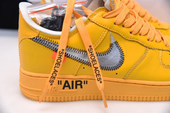 OFW x Nike Air Force 1 Low “University Gold” DD1876-700
