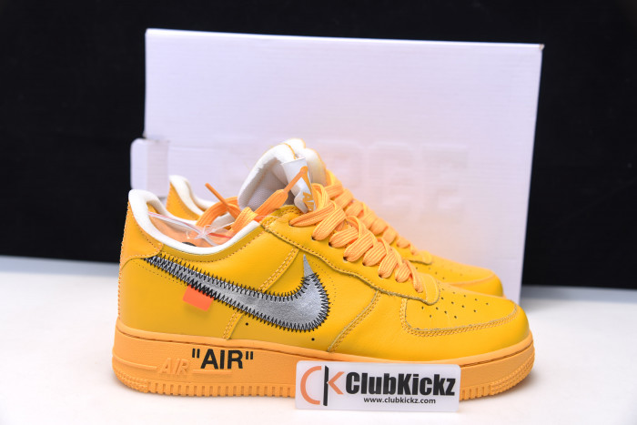 OFW x Nike Air Force 1 Low “University Gold” DD1876-700