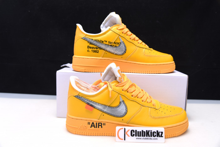 OFW x Nike Air Force 1 Low “University Gold” DD1876-700