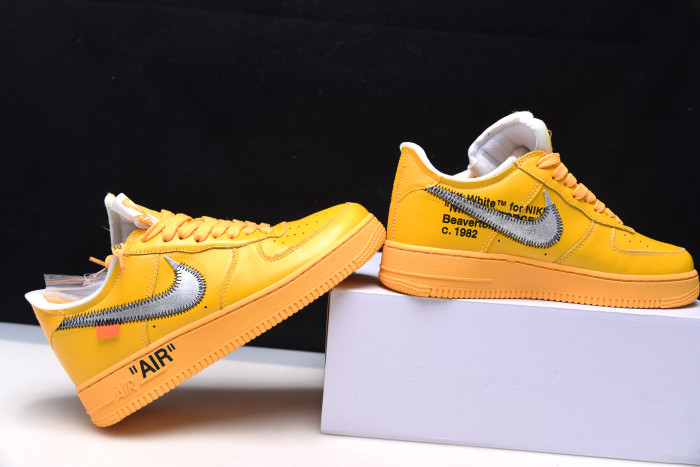 OFW x Nike Air Force 1 Low “University Gold” DD1876-700