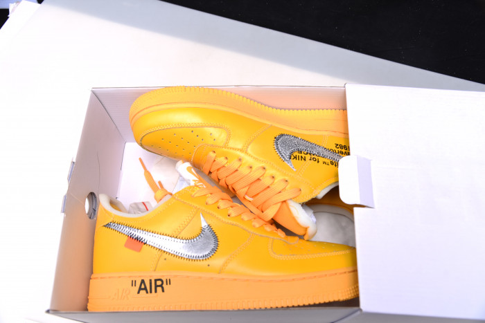 OFW x Nike Air Force 1 Low “University Gold” DD1876-700