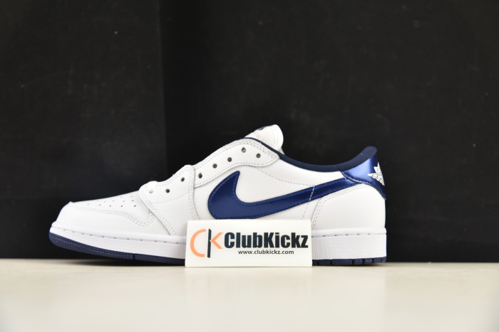 Jordan 1 Retro Low Metallic Blue - 705329-106